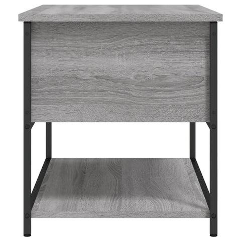 vidaXL Storage Bench Grey Sonoma 70x42.5x47 cm Engineered Wood