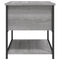 vidaXL Storage Bench Grey Sonoma 70x42.5x47 cm Engineered Wood