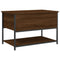 vidaXL Storage Bench Brown Oak 70x42.5x47 cm Engineered Wood