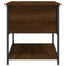 vidaXL Storage Bench Brown Oak 70x42.5x47 cm Engineered Wood