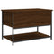 vidaXL Storage Bench Brown Oak 70x42.5x47 cm Engineered Wood
