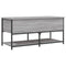 vidaXL Storage Bench Grey Sonoma 100x42.5x47 cm Engineered Wood