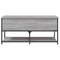 vidaXL Storage Bench Grey Sonoma 100x42.5x47 cm Engineered Wood
