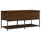 vidaXL Storage Bench Brown Oak 100x42.5x47 cm Engineered Wood