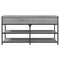 vidaXL Shoe Bench Grey Sonoma 100x42.5x50 cm Engineered Wood