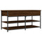 vidaXL Shoe Bench Brown Oak 100x42.5x50 cm Engineered Wood