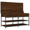 vidaXL Shoe Bench Brown Oak 100x42.5x50 cm Engineered Wood
