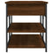 vidaXL Shoe Bench Brown Oak 100x42.5x50 cm Engineered Wood