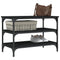 vidaXL Shoe Bench Black 70x38.5x49 cm Engineered Wood