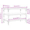 vidaXL Shoe Bench Grey Sonoma 70x38.5x49 cm Engineered Wood