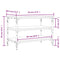 vidaXL Shoe Bench Brown Oak 70x38.5x49 cm Engineered Wood