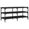 vidaXL Shoe Bench Black 100x38.5x49 cm Engineered Wood