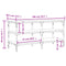 vidaXL Shoe Bench Sonoma Oak 100x38.5x49 cm Engineered Wood