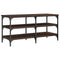 vidaXL Shoe Bench Brown Oak 100x38.5x49 cm Engineered Wood