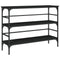 vidaXL Console Table Black 100x32x75 cm Engineered Wood