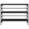 vidaXL Console Table Black 100x32x75 cm Engineered Wood