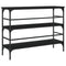 vidaXL Console Table Black 100x32x75 cm Engineered Wood