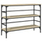 vidaXL Console Table Sonoma Oak 100x32x75 cm Engineered Wood