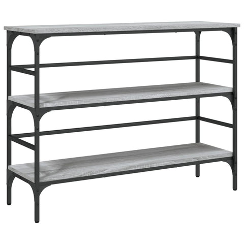 vidaXL Console Table Grey Sonoma 100x32x75 cm Engineered Wood