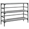vidaXL Console Table Grey Sonoma 100x32x75 cm Engineered Wood
