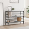 vidaXL Console Table Grey Sonoma 100x32x75 cm Engineered Wood