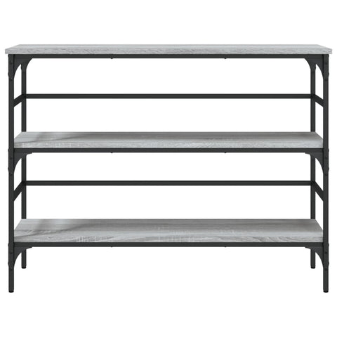 vidaXL Console Table Grey Sonoma 100x32x75 cm Engineered Wood