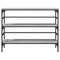 vidaXL Console Table Grey Sonoma 100x32x75 cm Engineered Wood
