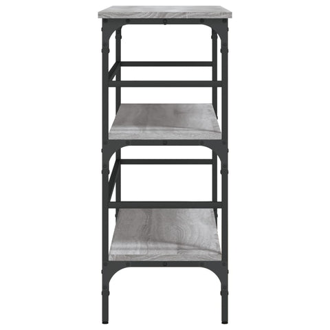 vidaXL Console Table Grey Sonoma 100x32x75 cm Engineered Wood