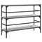 vidaXL Console Table Grey Sonoma 100x32x75 cm Engineered Wood