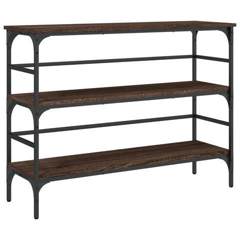 vidaXL Console Table Brown Oak 100x32x75 cm Engineered Wood