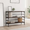 vidaXL Console Table Brown Oak 100x32x75 cm Engineered Wood