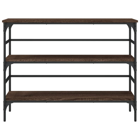 vidaXL Console Table Brown Oak 100x32x75 cm Engineered Wood