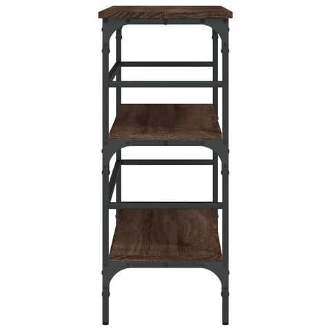 vidaXL Console Table Brown Oak 100x32x75 cm Engineered Wood