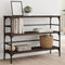 vidaXL Console Table Brown Oak 100x32x75 cm Engineered Wood
