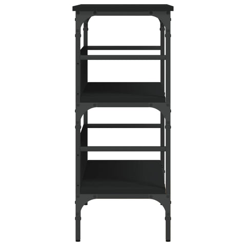 vidaXL Console Table Black 75x32x75 cm Engineered Wood