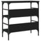 vidaXL Console Table Black 75x32x75 cm Engineered Wood