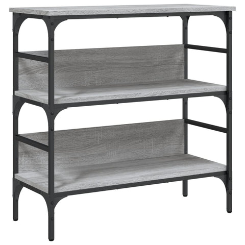 vidaXL Console Table Grey Sonoma 75x32x75 cm Engineered Wood