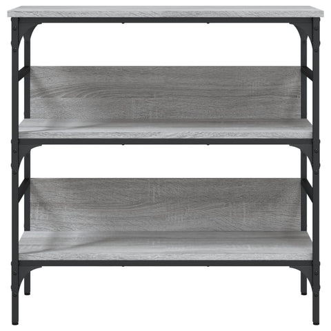 vidaXL Console Table Grey Sonoma 75x32x75 cm Engineered Wood