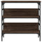 vidaXL Console Table Brown Oak 75x32x75 cm Engineered Wood
