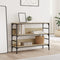 vidaXL Console Table Sonoma Oak 100x32x75 cm Engineered Wood