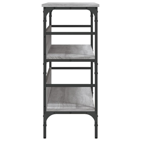 vidaXL Console Table Grey Sonoma 100x32x75 cm Engineered Wood