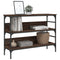 vidaXL Console Table Brown Oak 100x32x75 cm Engineered Wood