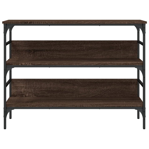 vidaXL Console Table Brown Oak 100x32x75 cm Engineered Wood