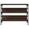 vidaXL Console Table Brown Oak 100x32x75 cm Engineered Wood