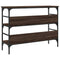 vidaXL Console Table Brown Oak 100x32x75 cm Engineered Wood