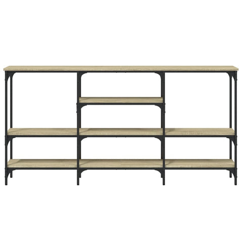 vidaXL Console Table Sonoma Oak 160x29x80 cm Engineered Wood