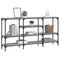 vidaXL Console Table Grey Sonoma 160x29x80 cm Engineered Wood