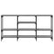 vidaXL Console Table Grey Sonoma 160x29x80 cm Engineered Wood