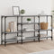 vidaXL Console Table Grey Sonoma 160x29x80 cm Engineered Wood