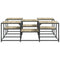 vidaXL Coffee Table Sonoma Oak 121x121x40 cm Engineered Wood